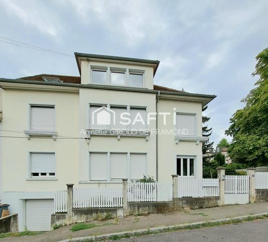 COUP DE CŒUR – UN CADRE DE VIE PRIVILÉGIÉ AU REBBERG, appartement-duplex avec jardin au sein de la copropriété,105 m2, 4 pièces et un espace supplémentaire: des combles aménagées.