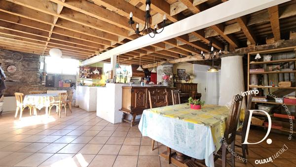Maison de ville avec gîte et local commercial