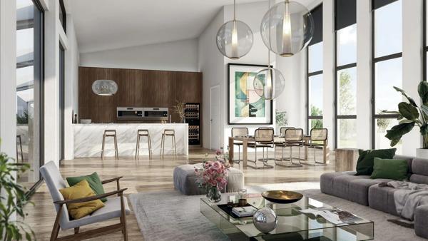 Exceptionnel T4 neuf de 112m² avec terrasse et parking en plein coeur de Bordeaux