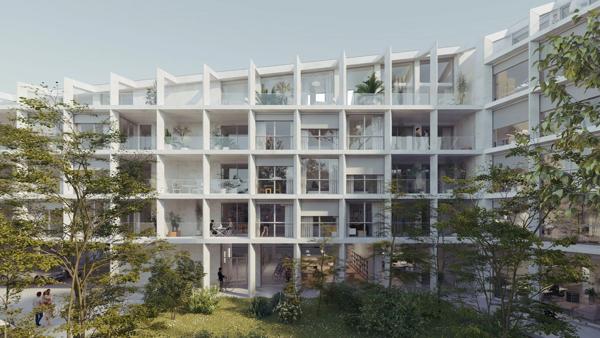 Exceptionnel T4 neuf de 112m² avec terrasse et parking en plein coeur de Bordeaux