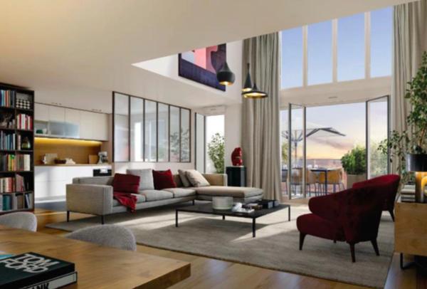 appartement à vendre 4 pièces avec terrasse et 2 parkings à PONTOISE (95)