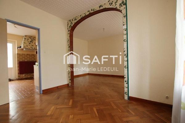 Maison de ville, 3 chambres, jardin, garage