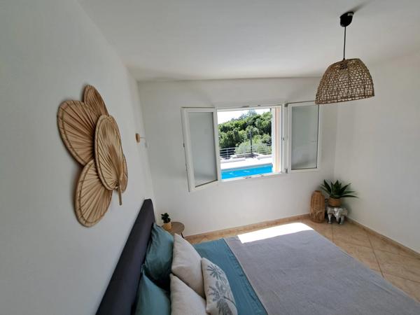 Maison de plain pied 5 chambres, piscine, sans vis-à-vis, terrain 5540 m2 à SAN NICOLAO (HAUTE CORSE)