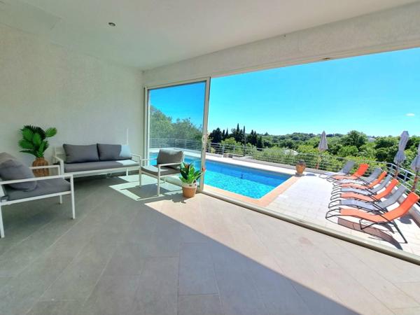 Maison de plain pied 5 chambres, piscine, sans vis-à-vis, terrain 5540 m2 à SAN NICOLAO (HAUTE CORSE)