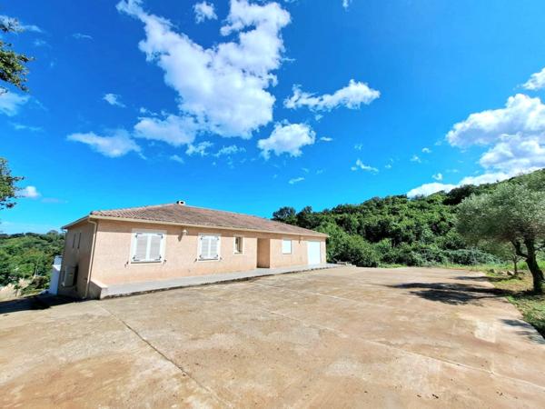 Maison de plain pied 5 chambres, piscine, sans vis-à-vis, terrain 5540 m2 à SAN NICOLAO (HAUTE CORSE)