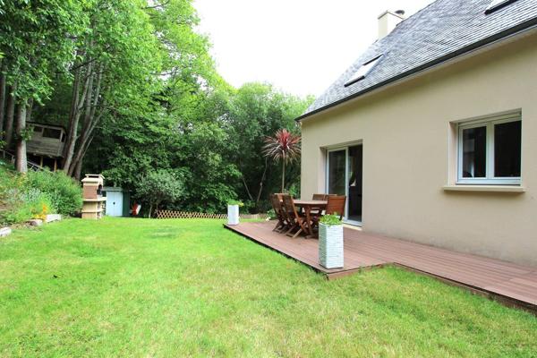location maison contemporaine trois chambres cadre de verdure Quimper Ouest