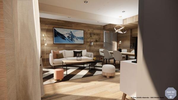 Appartement Megeve 3 pièce(s) 59.30 m2