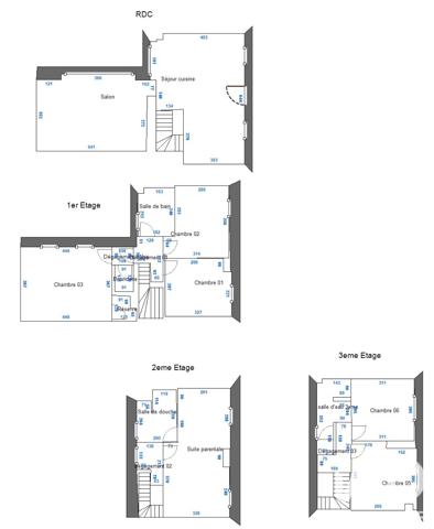 Maison à vendre 8 pièces 145 m² Paris 15