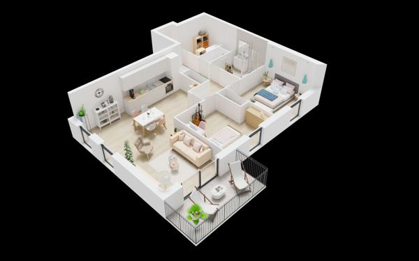 Appartement à vendre    3 pièces • 74,65 m2 Guilers