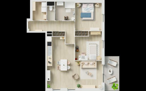 Appartement à vendre    3 pièces • 74,65 m2 Guilers