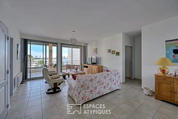 Appartement 5 pièces avec vues d’exceptions sur le port et les plages
