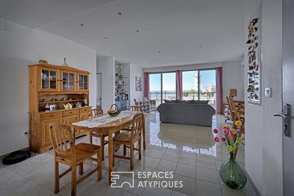 Appartement 5 pièces avec vues d’exceptions sur le port et les plages