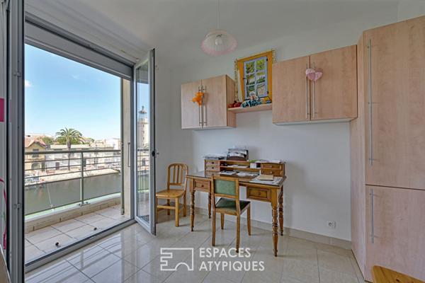 Appartement 5 pièces avec vues d’exceptions sur le port et les plages