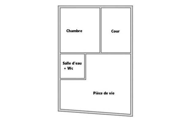 Maison à vendre 2 pièces de 37 m²