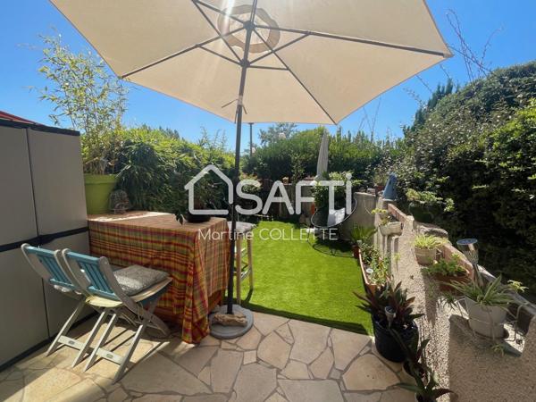 STUDIO  REZ-DE-JARDIN PROCHE MER + UNE PLACE DE PARKING PRIVATIVE