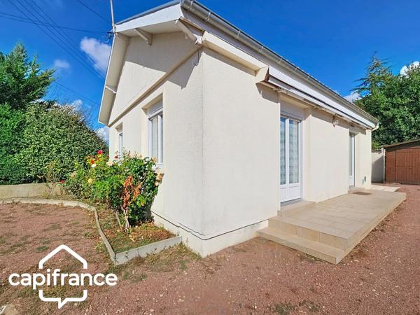 Maison de plain-pied 56 m² – 2 chambres – garage et dépendance – terrain 336 m² – Thouars