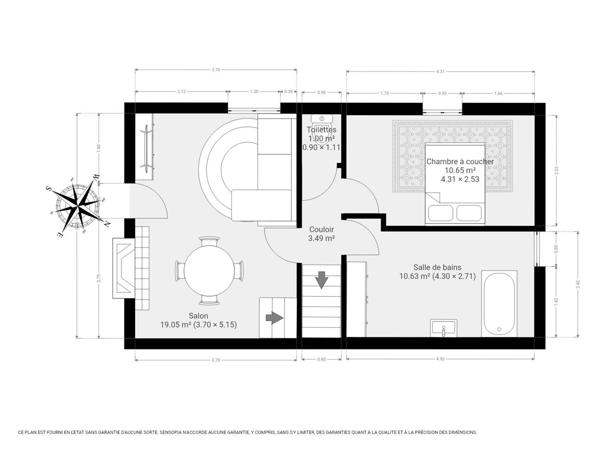 Vente Maison 5 pièces 89 m2 à Campagne