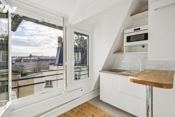 Studio plein ciel au vues sur jardins et monuments parisiens