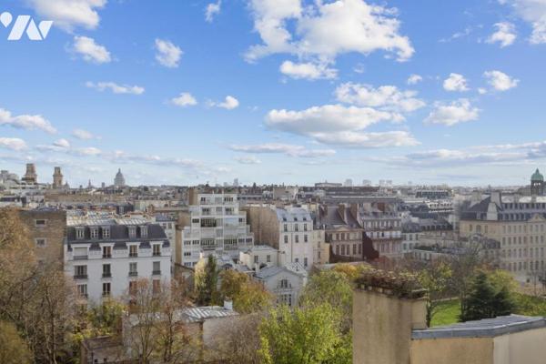 Studio plein ciel au vues sur jardins et monuments parisiens