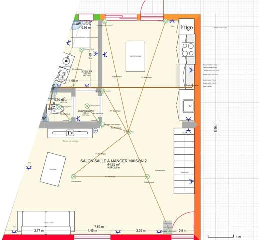 Maison à vendre  4 pièces - 120 m 2   VENDIN LE VIEIL  - 62