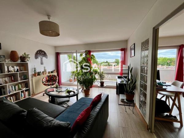 Nansouty : T2 de 54 m² avec vue dégagée au 3e étage et grand balcon