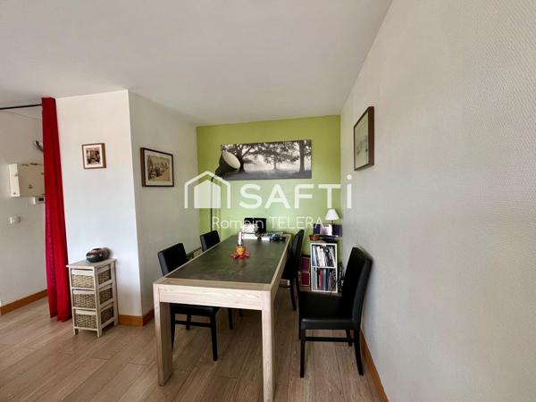 Nansouty : T2 de 54 m² avec vue dégagée au 3e étage et grand balcon