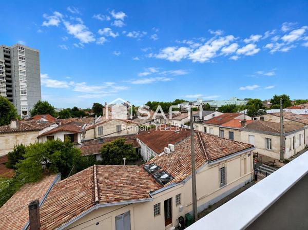 Nansouty : T2 de 54 m² avec vue dégagée au 3e étage et grand balcon