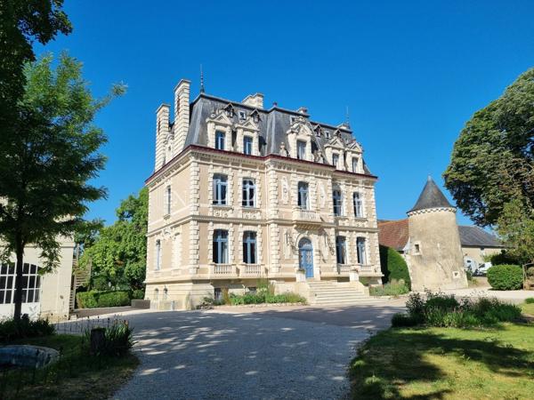 Majestueux château napoléonien sur 4ha avec activité professionnelle en Touraine