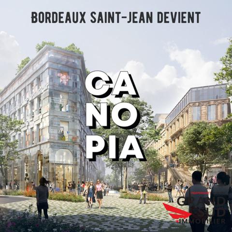 Belcier, magnifique T4 terrasse vue sur les toits