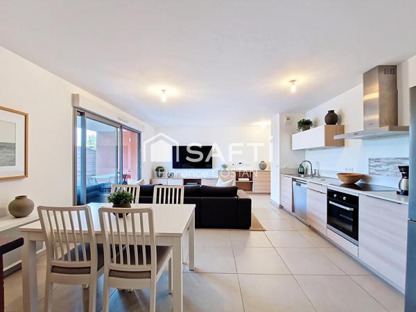 T2 dans résidence de standing avec terrasse et box