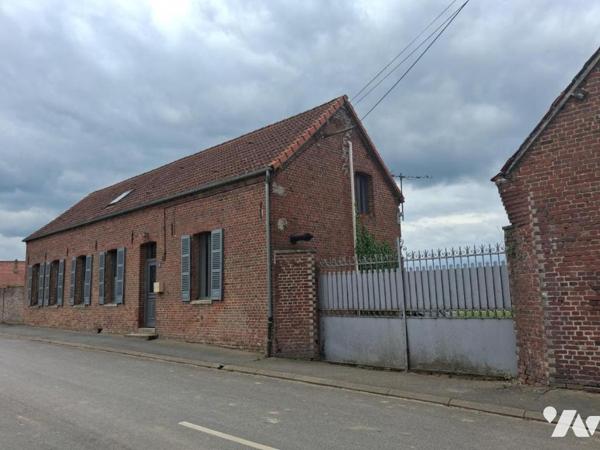 Premont - longère rénovée - 4 ch - grange sur 1519m²