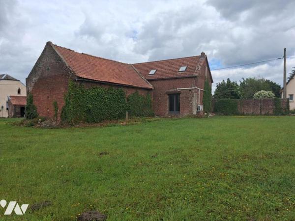 Premont - longère rénovée - 4 ch - grange sur 1519m²