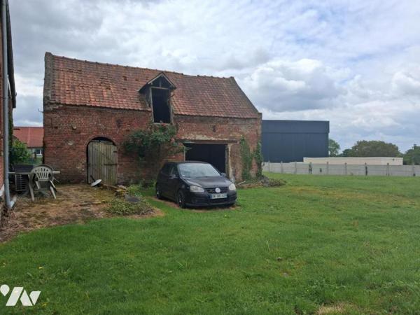 Premont - longère rénovée - 4 ch - grange sur 1519m²