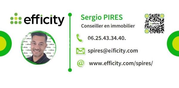 Appartement 2 pièces - 38 m² Exclusivité efficity