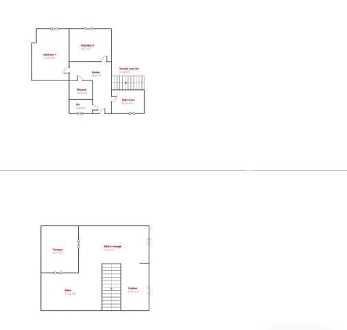 Appartement 3 pièces 62 m2
