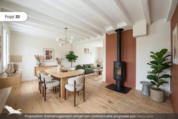 Maison à vendre |                                       Fougères-sur-Bièvre |                                        5 pièces  |  122 m²