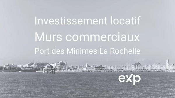 La Rochelle port de plaisance des Minimes : murs commerciaux