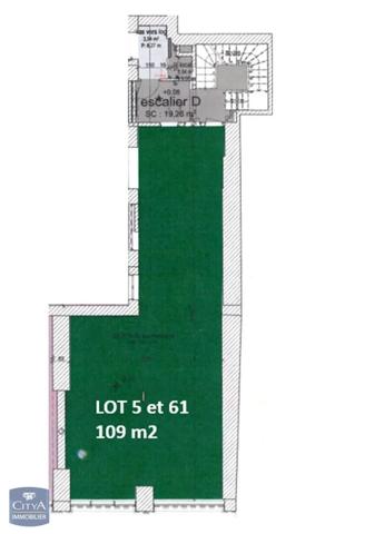 Local commercial à louer 109m²