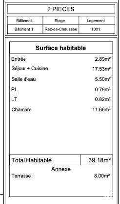 Appartement à vendre 2 pièces 39 m² Saint-Hilaire-de-Riez