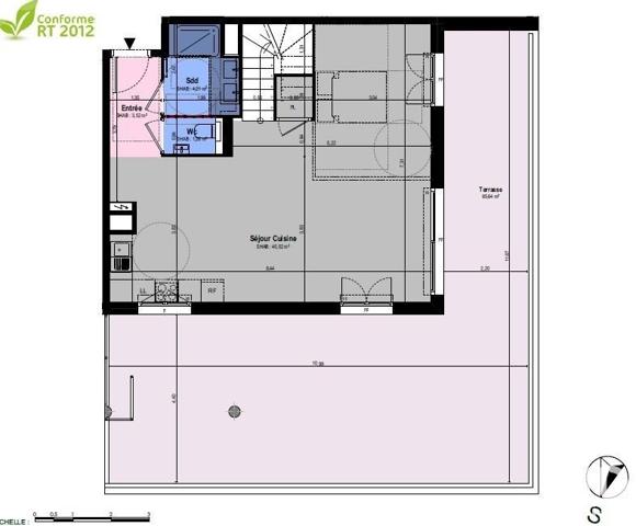 Duplex 4 pièces de 107 m² à Châteauneuf-Grasse (06740)