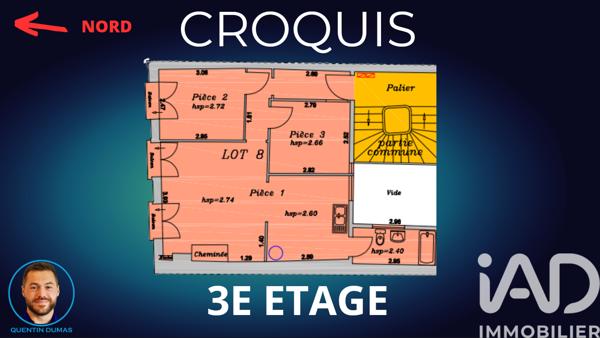 Appartement à vendre 2 pièces 47 m² Bayonne