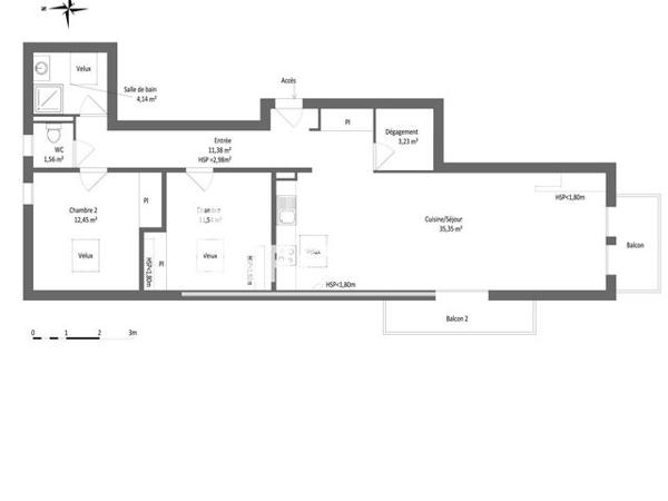 Location Appartement 3 pièces 79.65 m² - 24 ROUTE D'ABONDANCE - CHEF LIEU Chevenoz 74500