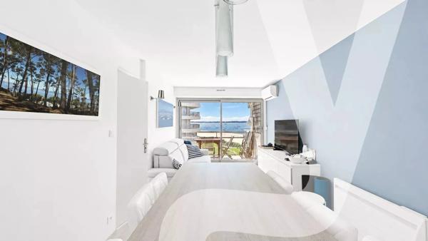 Bassin d’Arcachon – Appartement en première ligne et deux balcons - 33120 Arcachon - Réf 86905556