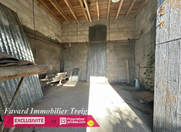 Maison 90 m² + atelier 45 m² + dépendances sur 1532 m² idéal habitation ou activité