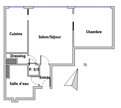 Appartement à vendre 2 pièces 34,26 m² Paris 17