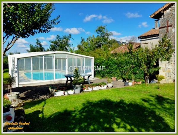 2 maisons en pierre + dépendances