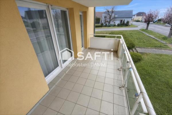 3 pièces de 80 m² avec terrasse à Pulversheim