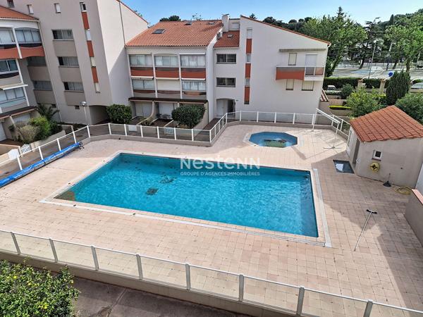 STUDIO 26M2 DANS RESIDENCE AVEC PISCINE A DEUX PAS DES PLAGES