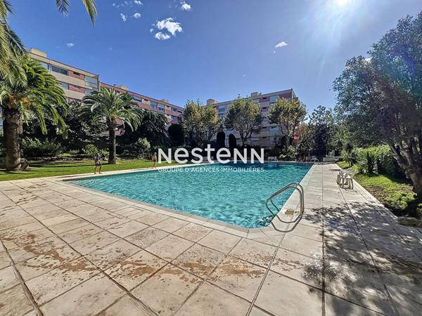 Vallauris T3 51 m2 - jardin 48 m² - parking - cave - piscine