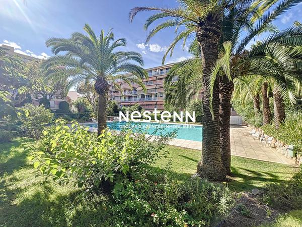 Vallauris T3 51 m2 - jardin 48 m² - parking - cave - piscine